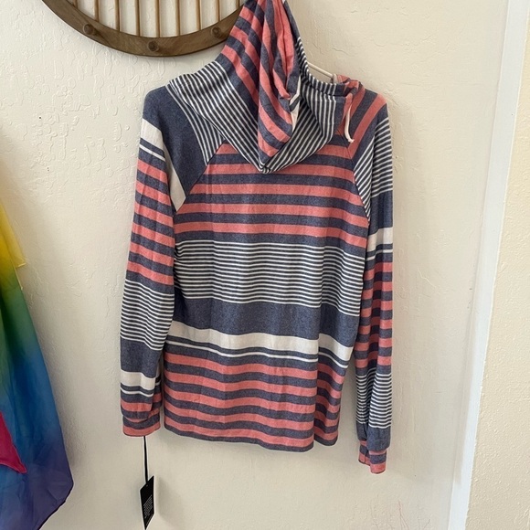 Revolve Michael Lauren Travis Lace Up Pullover Hoodie Sweater XS - Picture 6 of 7